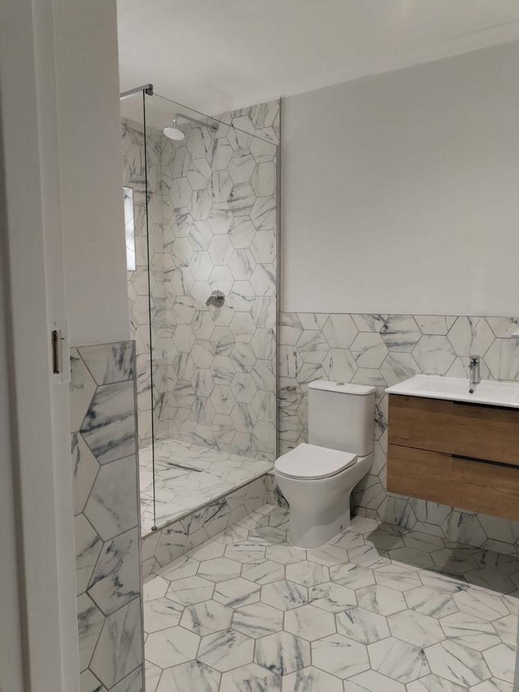 Marble bathroom renovation